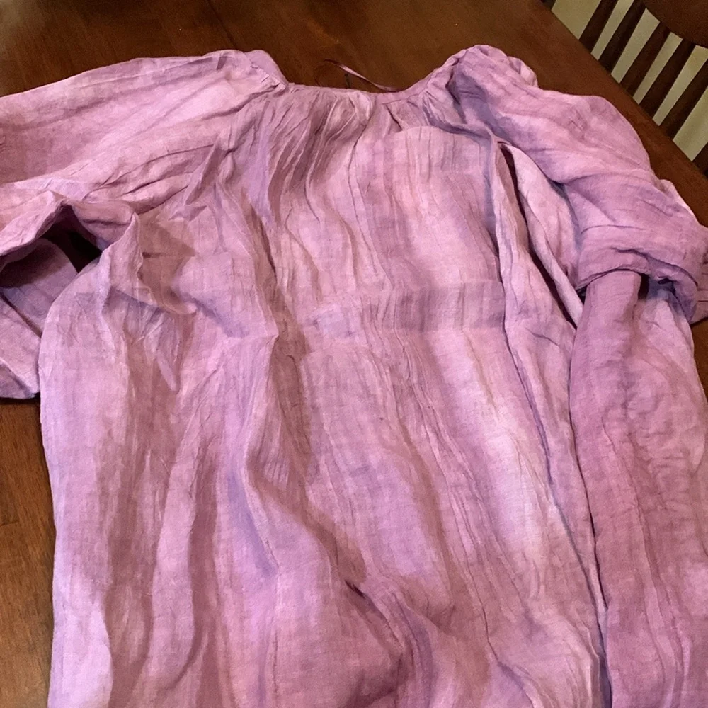 Brand new, high quality absolutely stunning 100% linen gorgeous dress,size Large - Picture 10 of 17